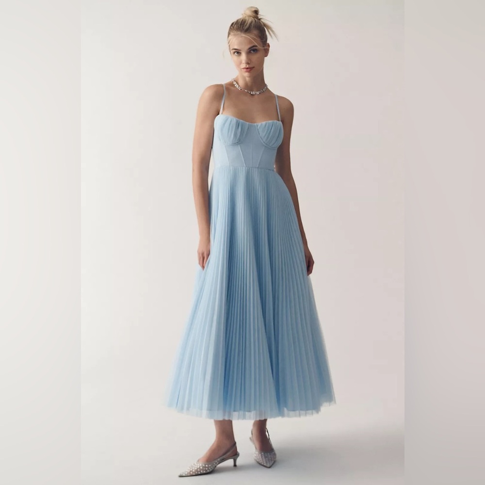 Hutch Light Blue Amara Corset Tulle Dress (new, sealed in polybag) - Picture 6 of 6